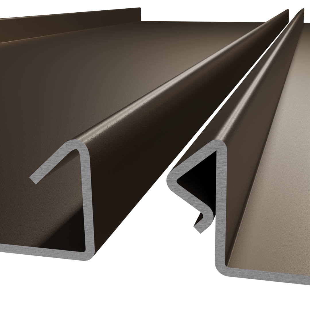 Snap and lock Steel panel- 16” width - Premium Colours