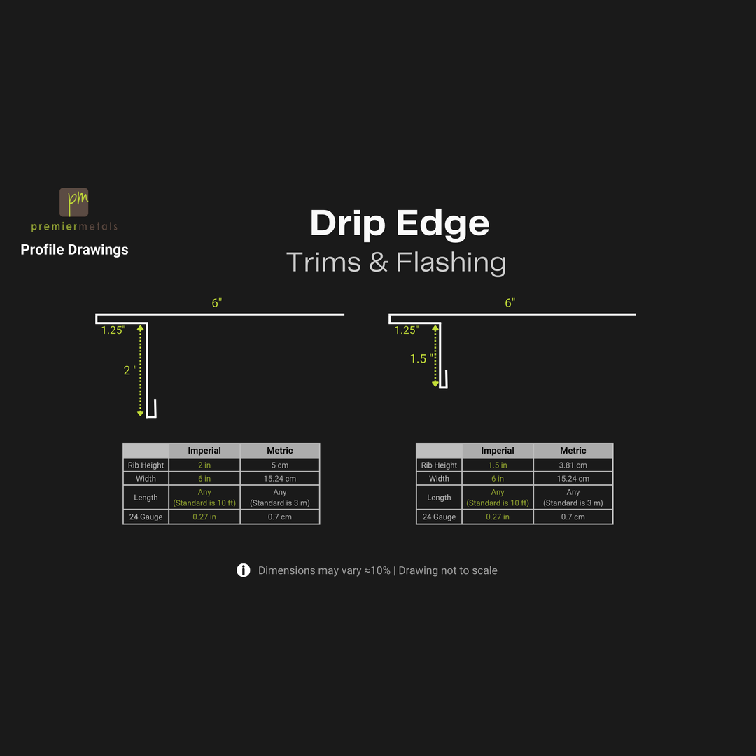Drip Edge 2 Inch#size_2"